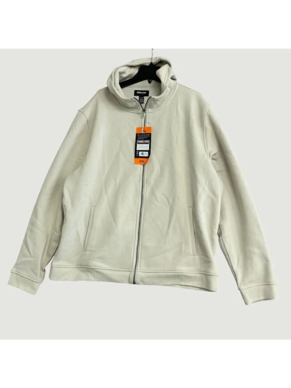 Kirkland Signature Men's XXL Full Zip Hoodie Brushed Fleece N1422